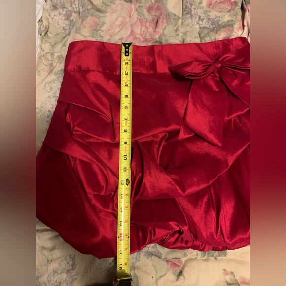 ✨⚡️💥  NWT Rampage Women's Skirt - Red Reg $125 Final sale - Picture 11 of 12